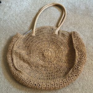 Round Straw Bag